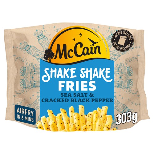 McCain Shake Shake Fries Salt & Black Pepper 