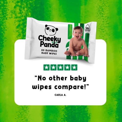 Cheeky Panda Bamboo Baby Wipes Multi Pack