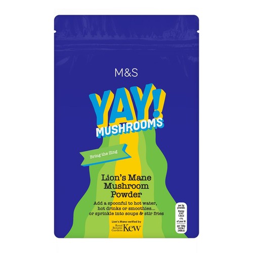 M&S YAY! Mushroom Lion's Mane Mushroom Powder