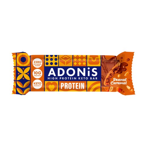ADONiS Peanut Caramel Keto Protein Bar 
