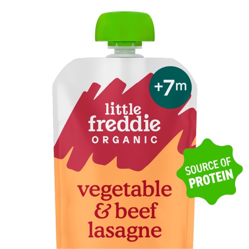 Little Freddie Beef Lasagne with Cheese Baby Food Pouch 7+ Months