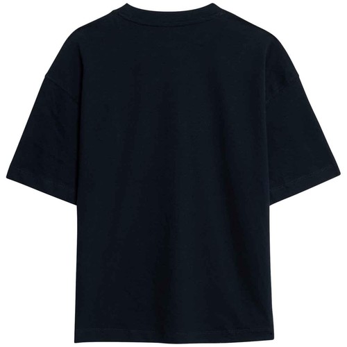 M&S Unisex Pure Cotton Plain T-Shirt, 10-11 Years, Navy