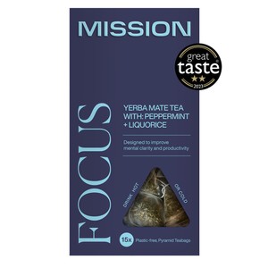 MISSION Perform Yerba Mate Tea Bags with Lemongrass + Mint