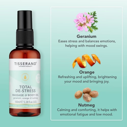 Tisserand Total De-Stress Massage & Body Oil
