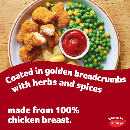 Birds Eye 44 Chicken Nuggets with Golden Wholegrain