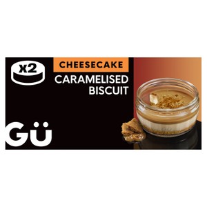 Gü Caramelised Biscuit Cheesecake Dessert 2x82g