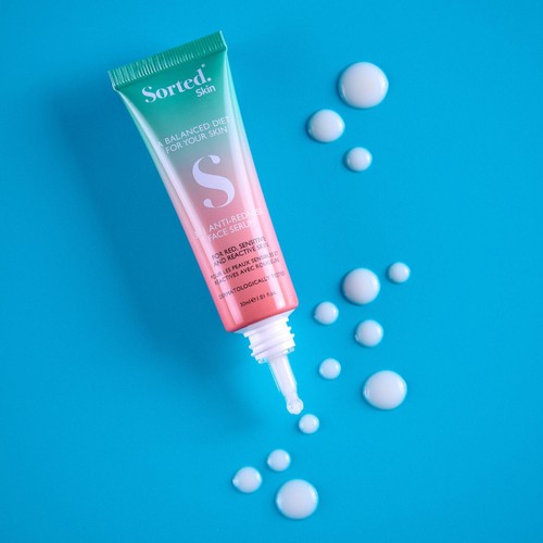 Sorted Skin 3 in 1 Anti-Redness Face Serum- Prebiotic Microbiome Based