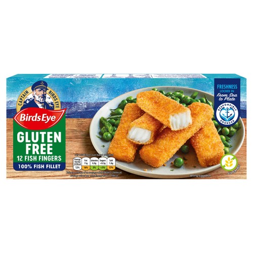 Birds Eye 12 MSC Breaded Gluten Free Fish Fingers 