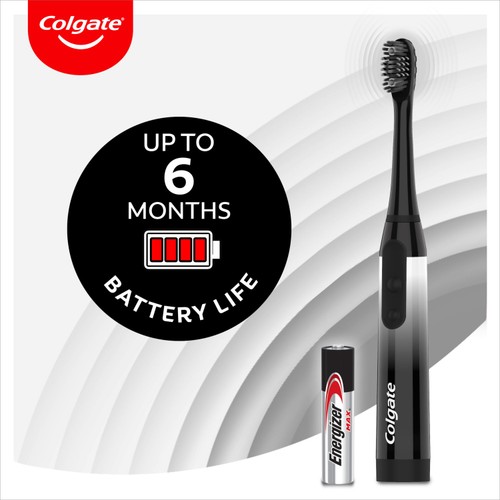 Colgate 360 Sonic Battery Toothbrush Charcoal Soft