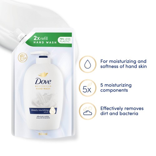 Dove Deeply Nourishing Liquid Hand Wash Pouch