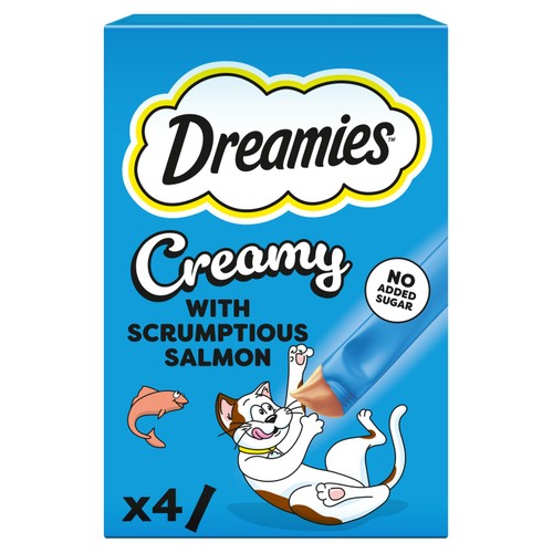 Dreamies Creamy Cat Treats With Salmon