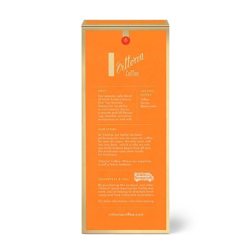 Vittoria Espresso Oro Aluminium Nespresso Compatible Capsules