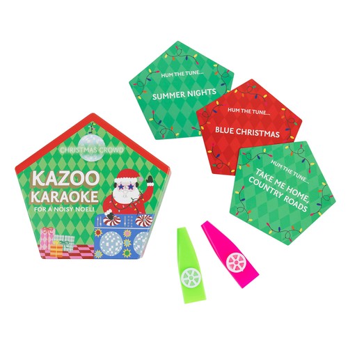 Talking Tables Fun Guy Santa Kazoo Karaoke Game