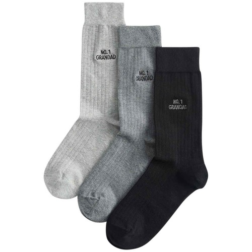 M&S No.1 Grandad Socks, 6-8.5, Grey