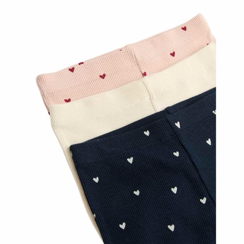M&S Heart Leggings, 12-18 Months, Multicolour