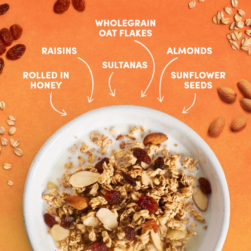 Jordans Crunchy Oat Granola Raisin & Almond Breakfast Cereal