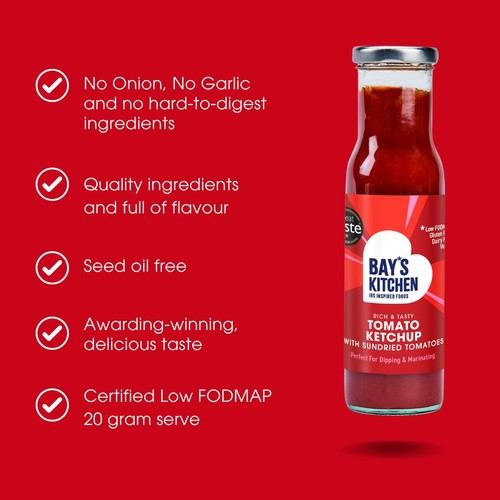 Bay's Kitchen Tomato Ketchup with Sundried Tomatoes