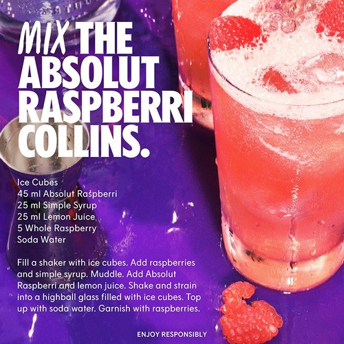 Absolut Raspberri Raspberry Flavoured Swedish Vodka