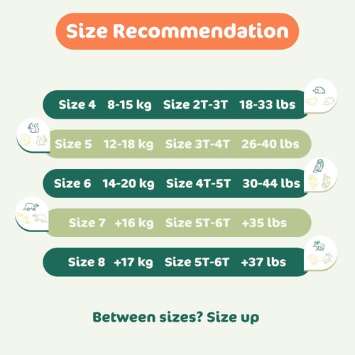 Naty FreeMovers Nappy Pull on Pants Size 5 (12-18kg)