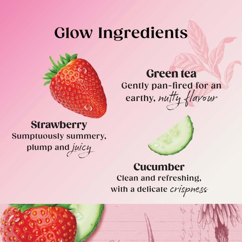 Twinings Superblends Glow with Strawberry, Cucumber & Green Tea