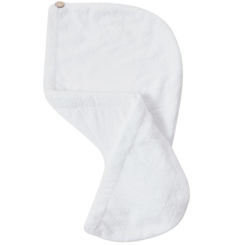 M&S Recycled Microfibre Hair Turban, White