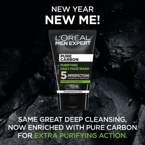 L'Oreal Men Expert Pure Carbon 3 in 1 Daily Face Wash