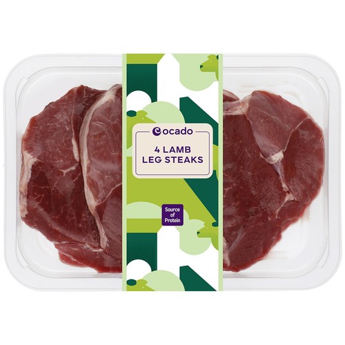 Ocado 4 Lamb Leg Steaks