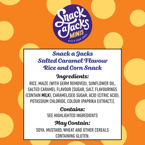 Snack a Jacks Lightly Salted Caramel Rice Cakes