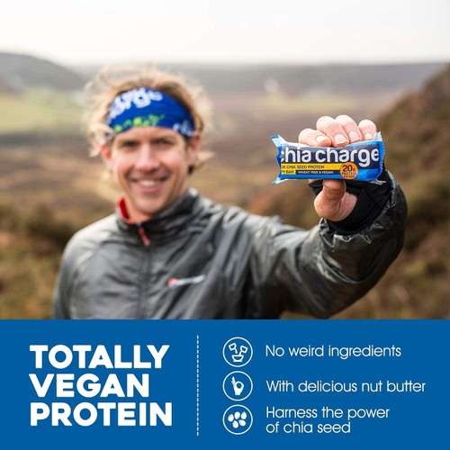 Chia Charge Salted Caramel Chia Seed Protein Crispy Bar 