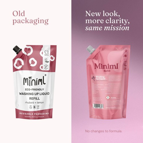 Miniml Washing Up Liquid Rhubarb & Lemon