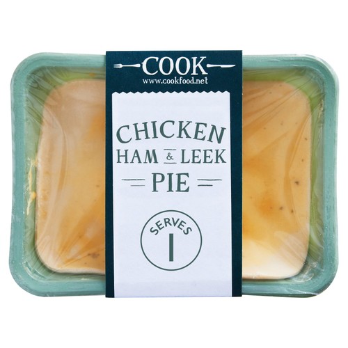 COOK Chicken, Ham & Leek Pie for 1
