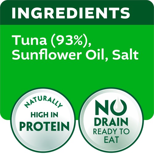 John West No Drain Fridge Pot Tuna Steak with a Little Sunflower Oil