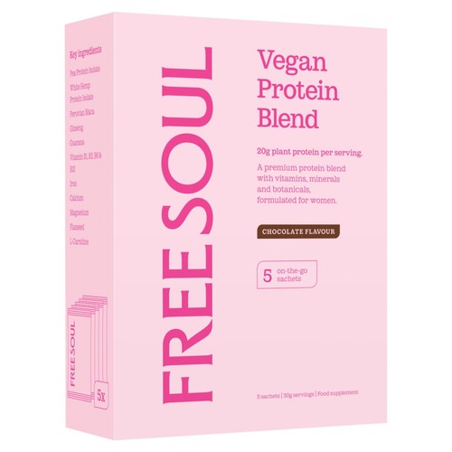 Free Soul Vegan Protein Blend Chocolate Sachets