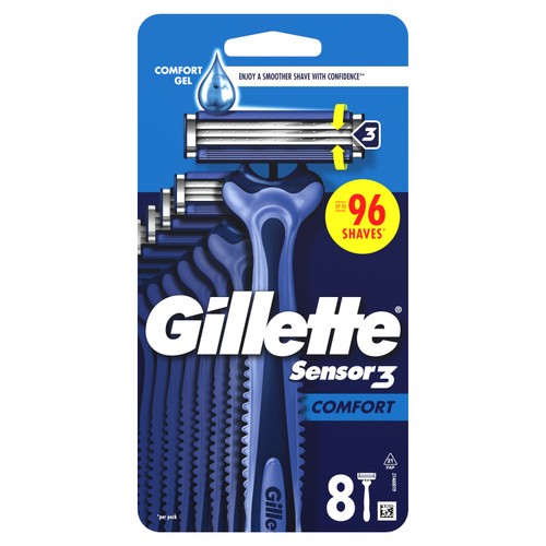 Gillette Sensor 3 Comfort Disposable Razors