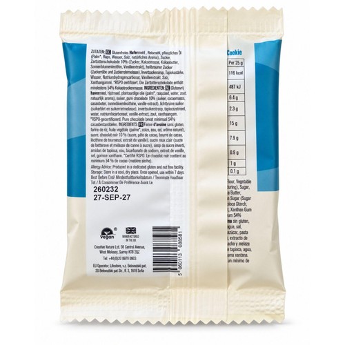 Creative Nature Chocolate Chunk Cookie 25g