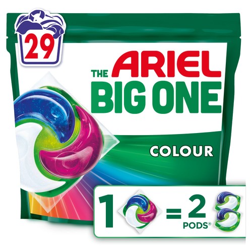 Ariel The Big One Colour Washing Liquid Pods 29 Washes