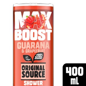 Original Source Max Boost Guarana And Grapefruit Shower Gel 400Ml