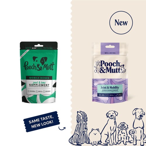 Pooch & Mutt Mobile Bones Joint and Bone Supplement for Dogs