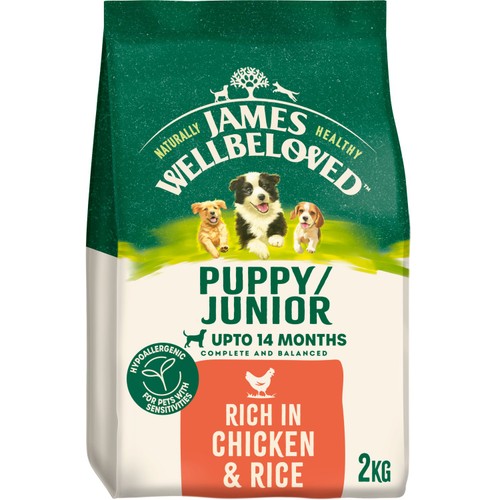 James Wellbeloved Puppy Junior Dry Dog Food Chicken & Rice