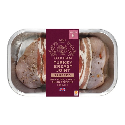 M&S Collection British Oakham Stuffed Turkey Breast Joint Boneless