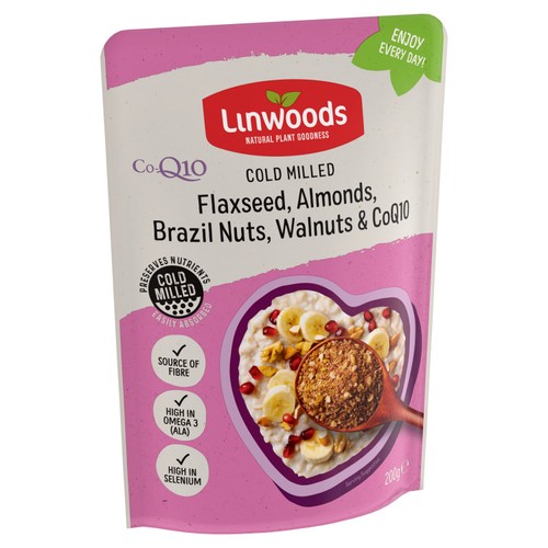 Linwoods Milled CO-Q10, Flaxseed, Almonds, Brazil & Walnuts 