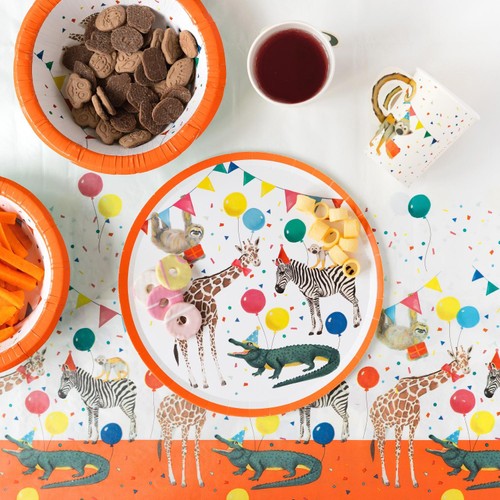 Safari Animal Paper Party Plates