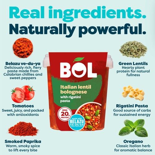 BOL Italian Lentil Bolognese Power Pot