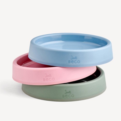 Beco Steady Cat Bowl Coastal Blue