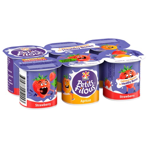 Petits Filous Kids Strawberry & Apricot Yoghurt Pots