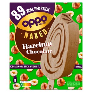Oppo Naked Double Chocolate Low Calorie Ice Cream Sticks