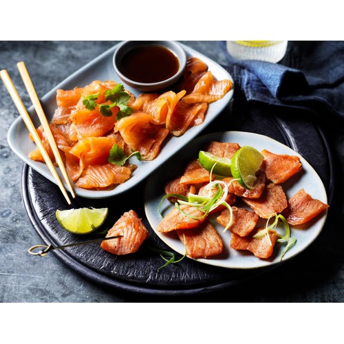 M&S 2 Scottish Honey Roast Hot Smoked Salmon
