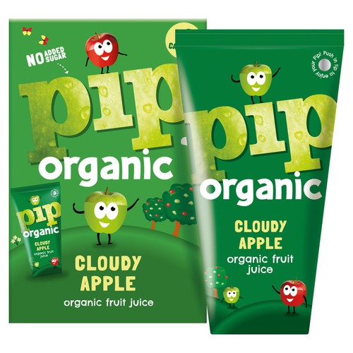 Pip Organic Cloudy Apple Juice Cartons