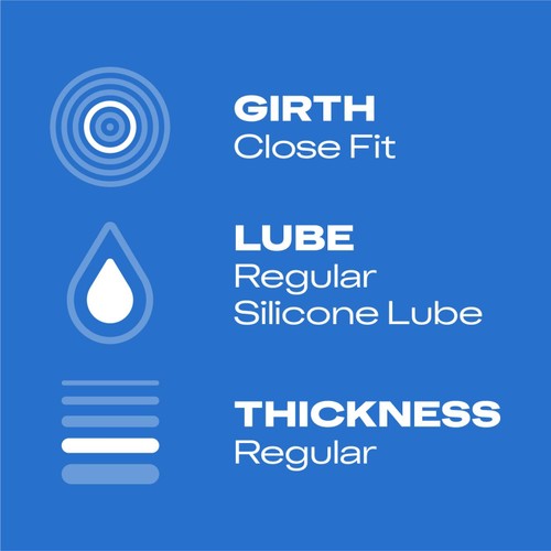 Durex Originals Condoms With Silicone Lube Close Fit
