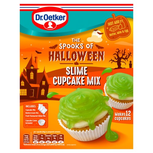 Dr. Oetker Halloween Slime Cupcake Mix